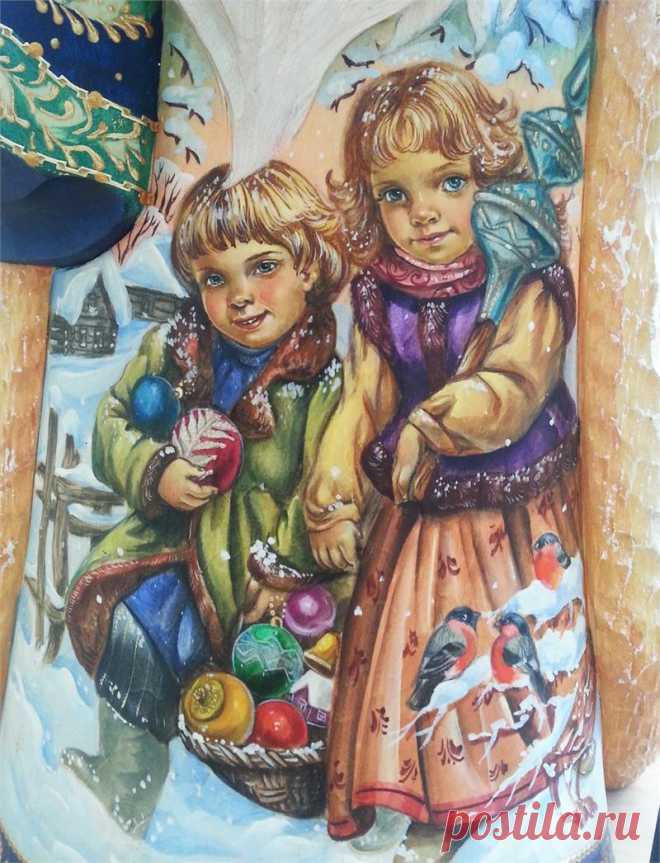 Russian Santa With Children
