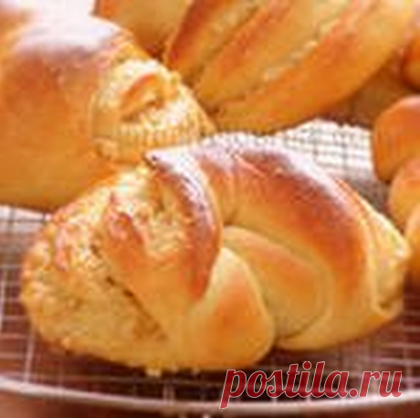 БУЛОЧКИ НА ТОПЛЁНОМ МАСЛЕ И МОЛОКЕ