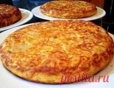 Тортилья душевная (испанская кухня).