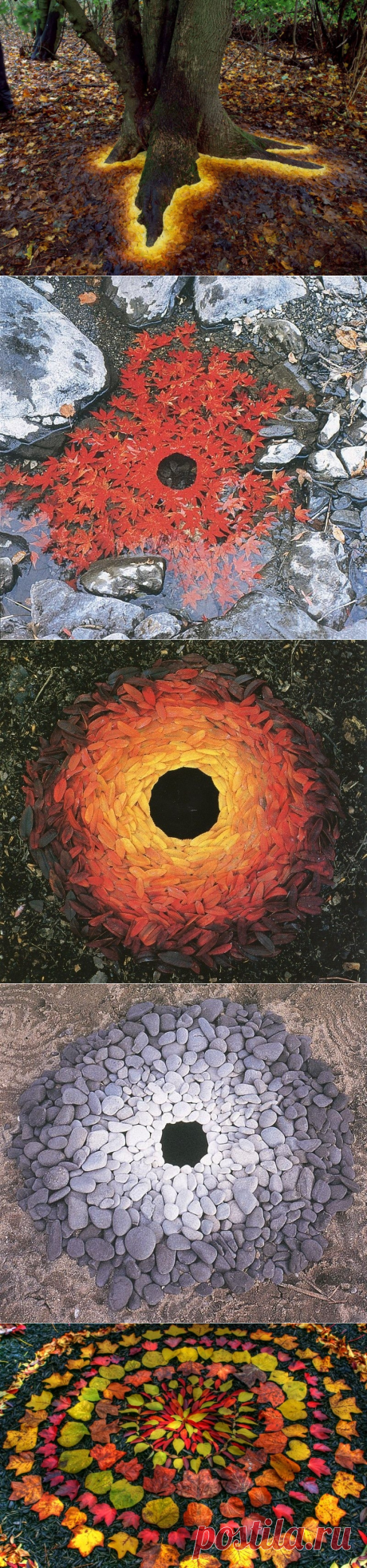 Природный арт Andy Goldsworthy