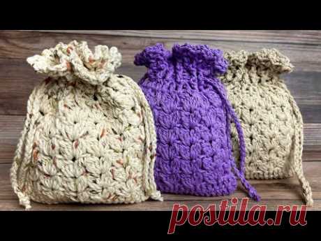 Tutorial Bolsitas tejidas a crochet💜Mayelin Ros