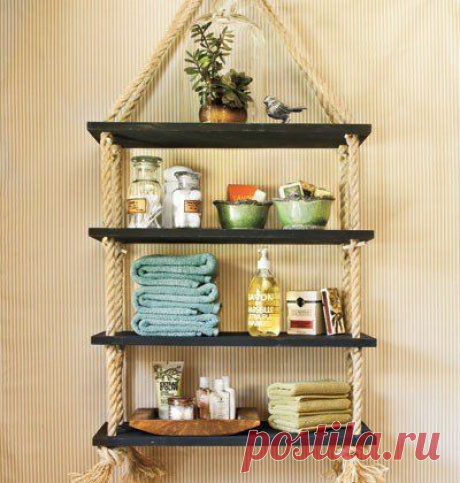 Простой подвесной стеллаж