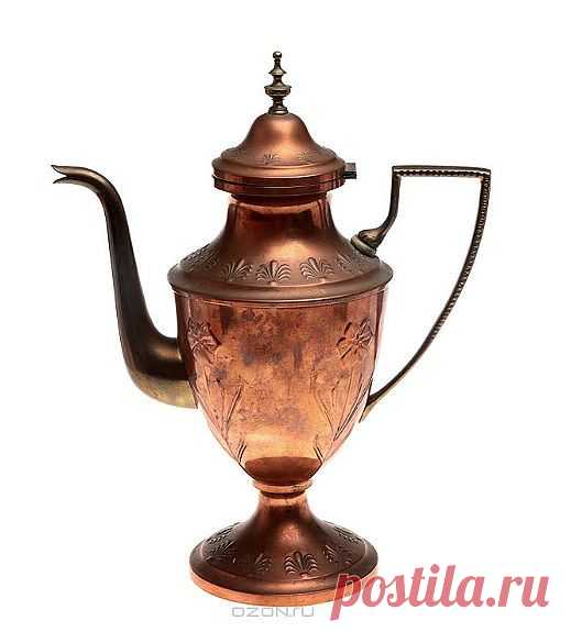 Кофейник. Медь, латунь. Западная Европа, вторая половина ХХ века