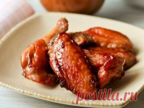 Вкусные куриные крылышки в медово-соевом соусе | Рецепты моей мамы