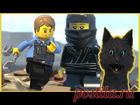 СУПЕР КОТ В ГТА ДЛЯ ДЕТЕЙ ЛЕГО СИТИ 🐱 Lego City Undercover 🐱 ЧЕЙЗ В ПОГОНИ ЗА НИНЗЕЙ