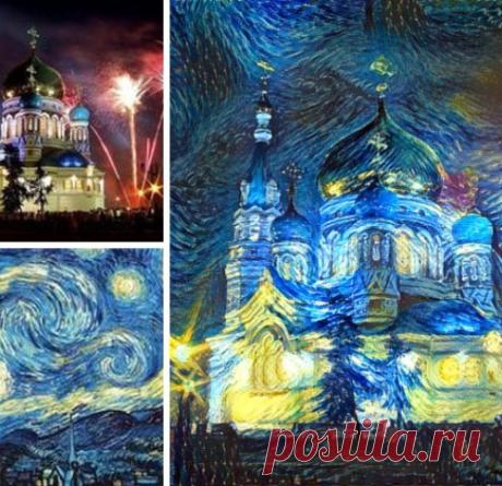 Новый русский сервис , где можно загрузить свои фото, обработать, и получить неожиданный шедевр