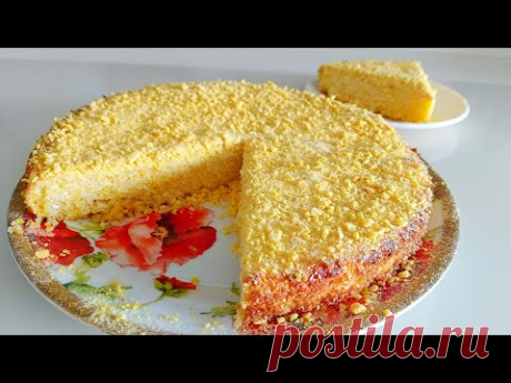 Тарт "Mısır" из кукурузной крупы  лучший завтрак вместо каши!