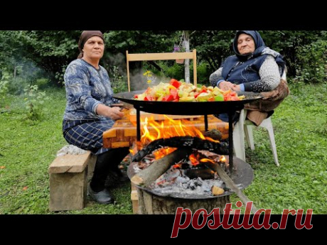 Аджапсандал из Овощей со Своего Огорода, Азербайджанская Кухня