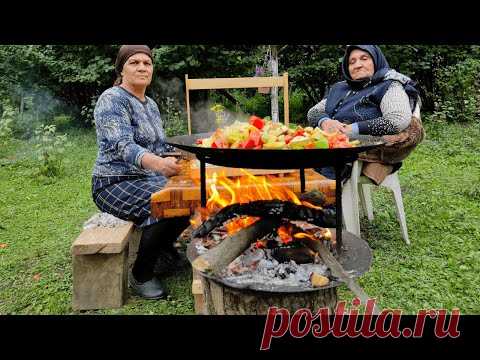 Аджапсандал из Овощей со Своего Огорода, Азербайджанская Кухня
