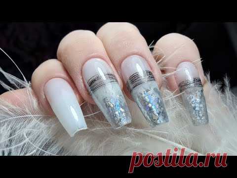 ❤ ФАНТАСТИЧЕСКИЙ зимний дизайн ногтей ❤ COSMOPROFI ❤ ЭКСПРЕСС дизайн с ФОЛЬГОЙ ❤