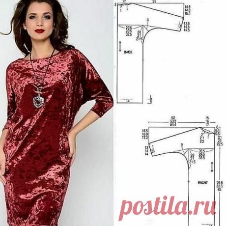 Нашла простую модель, по которой сама за вечер сшила блузку. Так она еще и стройнит.