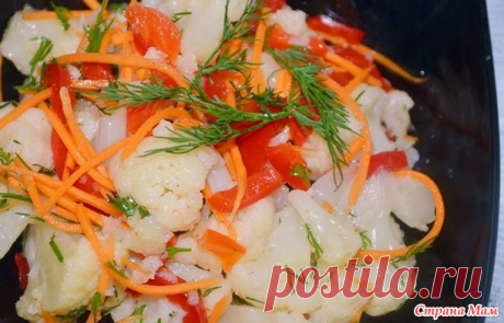 МАРИНОВАННАЯ ЦВЕТНАЯ КАПУСТА - Рецепты для очень занятой мамы - Страна Мам