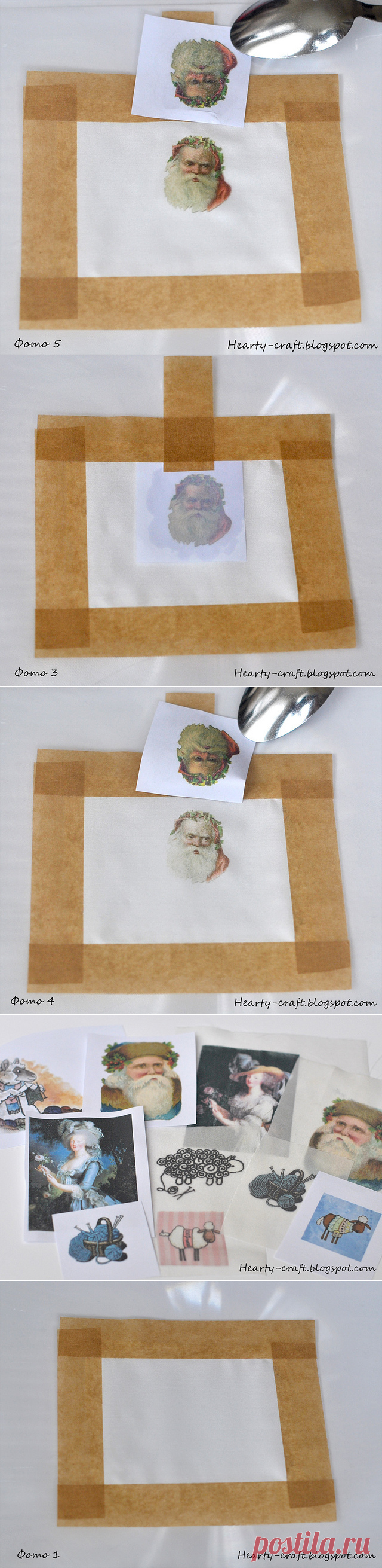 Как перевести изображение на ткань с помощью растворителя