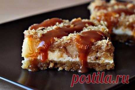 Чизкейк с хлопьями и яблоками + 51 рецепт Чизкейков (cheesecake).