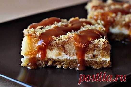 Чизкейк с хлопьями и яблоками + 51 рецепт Чизкейков (cheesecake).