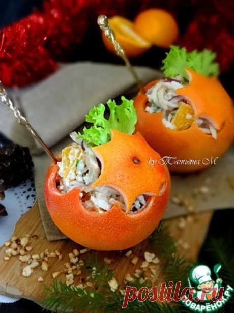Новогодние &quot;шары&quot; с салатом - кулинарный рецепт