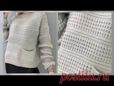 Вяжем самую популярную резинку ютуба 👍 knitting pattern.