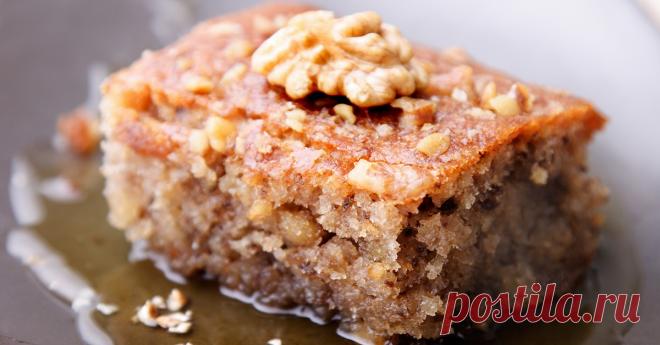 Оригинальный ореховый пирог без муки. Тебе понадобится лишь 3 ингредиента!  Сегодня же угощу родных!