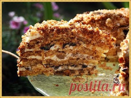 Домашний торт &quot;Медовичок&quot;. Рецепт приготовления с готового блюда. - Рецепты приготовления тортов - Кондитерские рецепты - Кондитер - Кондитер. Кондитерские рецепты с .