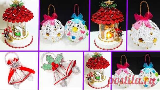 3 Low budget Christmas Craft idea with recycled materials |best out of waste Christmas craft idea