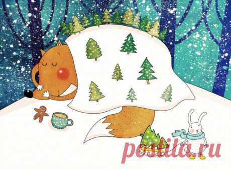 Иллюстрация sleeping fox. Просмотреть иллюстрацию sleeping fox из сообщества русскоязычных художников автора Daria Nyberg в стилях: Детский, нарисованная техниками: Растровая (цифровая) графика.
