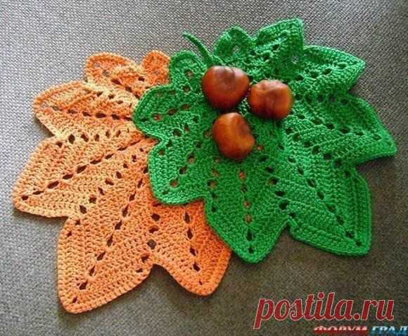 Прихватка "Кленовый лист"