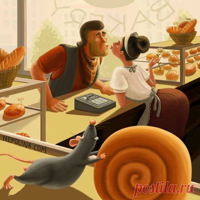 Сообщество иллюстраторов / Иллюстрации / nepolina / Удача