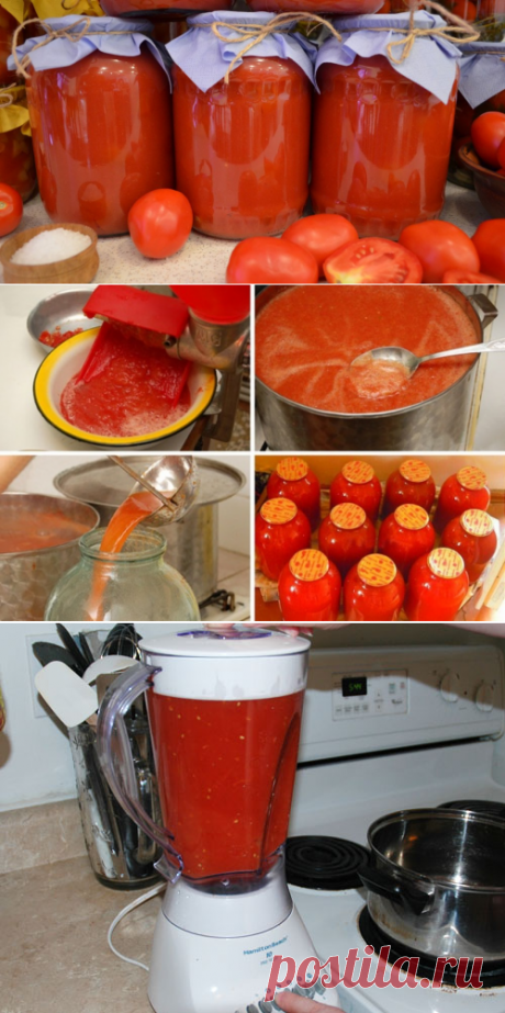 Томатный сок на зиму - 6 потрясающе вкусных и простых рецептов