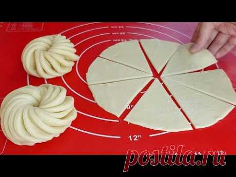 ГЕНИАЛЬНО И ПРОСТО! ОБАЛДЕННЫЕ СДОБНЫЕ БУЛОЧКИ К ЧАЮ/РЕЗУЛЬТАТ НА 100% | PAZANDA_TV