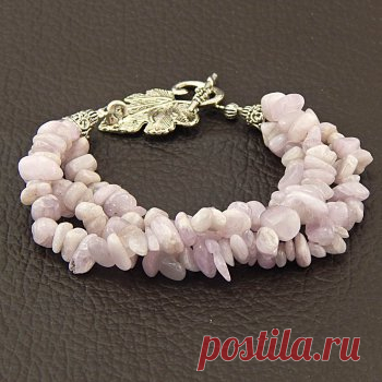 Браслет из кунцита Код Б9201 за 1560 руб. - купить в Москве недорого, цена, фото, описание в интернет магазине stokamney.ru.