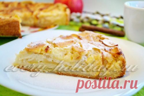 Цветаевский яблочный пирог: пошаговый рецепт с фото