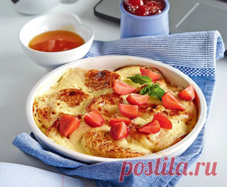 Сырники, запеченные со сметаной