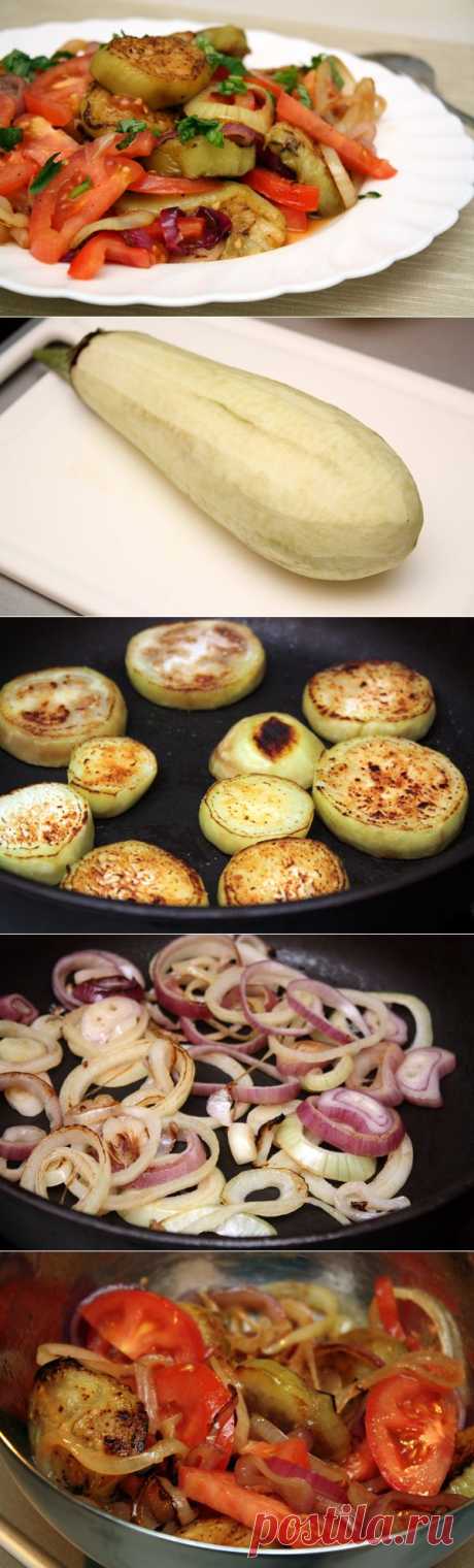 Совершенно несложно;)) Салат из баклажанов — Вкусные рецепты