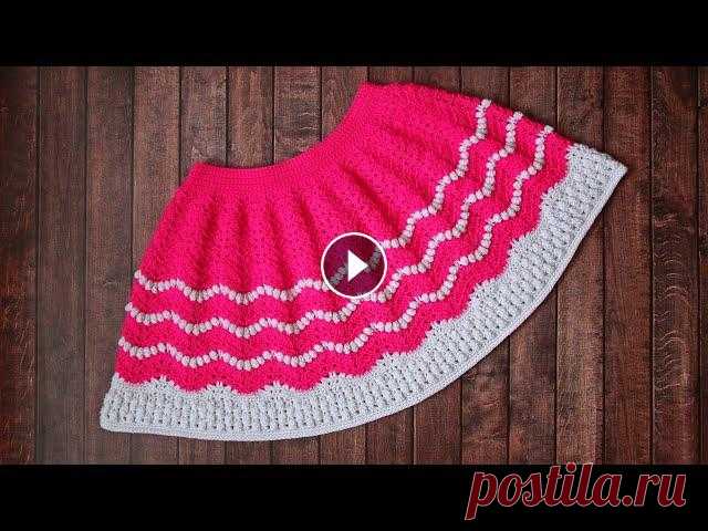 Детская юбочка крючком | Юбка для девочки крючком | Crochet Scirt Детская юбочка крючком | Юбка для девочки крючком | Crochet Scirt Смотрите также другие мои мастер-классы для начинающих в фотографиях на сайте my-cro...