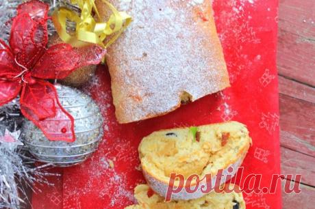 Штоллен с сухофруктами и марципаном - пошаговый рецепт с фото - штоллен с сухофруктами и марципаном - как готовить: ингредиенты, состав, время приготовления - Леди@Mail.Ru