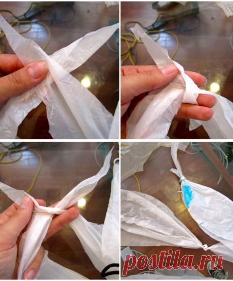 Как сделать корзину из полиэтиленовых пакетов | Рукоделие