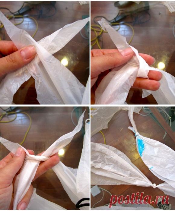 Как сделать корзину из полиэтиленовых пакетов | Рукоделие
