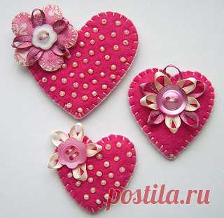 three heart brooches | Flickr - Photo Sharing!