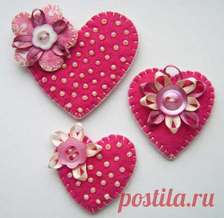 three heart brooches | Flickr - Photo Sharing!