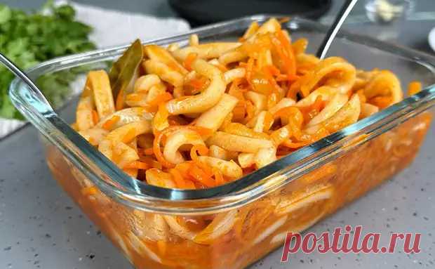 Ходовая закуска для любителей морепродуктов: бюджетная, а вкусом не уступит красной рыбе - Будет вкусно - Медиаплатформа МирТесен