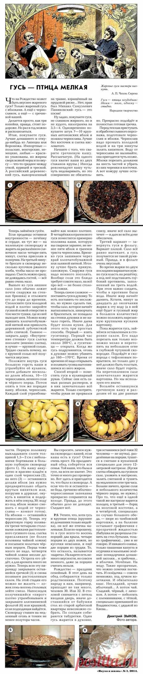 Готовим гуся
