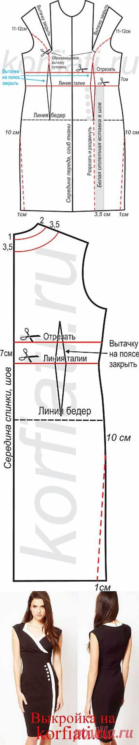 Как сшить черное платье - выкройка от ШКОЛЫ ШИТЬЯ Анастасии Корфиати