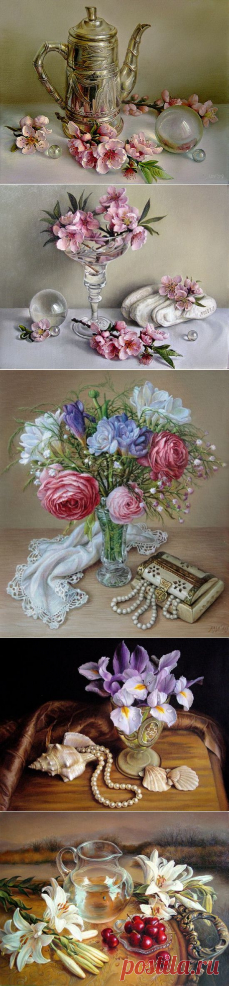 ♥ღ♥Трогательные натюрморты Художник Марина Илиева♥ღ♥