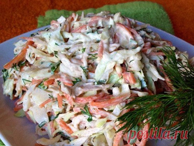 Легкий, вкусный салат, который не требует много волокиты — Салат «Корейская курица»