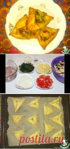 Сочные открытые пирожки 