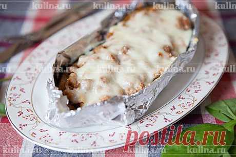 Баклажаны, фаршированные мясным фаршем – рецепт приготовления с фото от Kulina.Ru