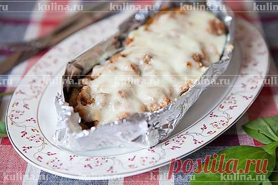 Баклажаны, фаршированные мясным фаршем – рецепт приготовления с фото от Kulina.Ru