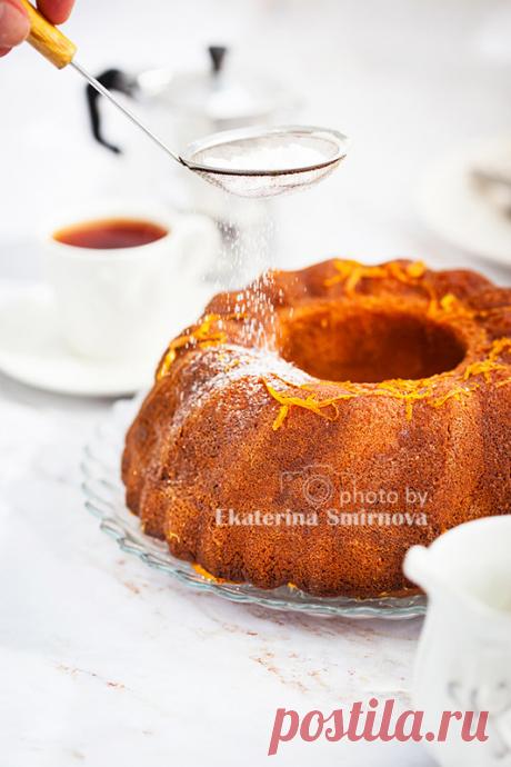 Кекс с маскарпоне и апельсином