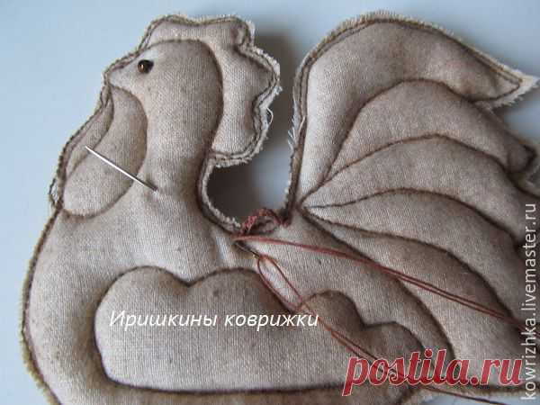 Шьем «пряничного» петушка на палочке - Ярмарка Мастеров - ручная работа, handmade