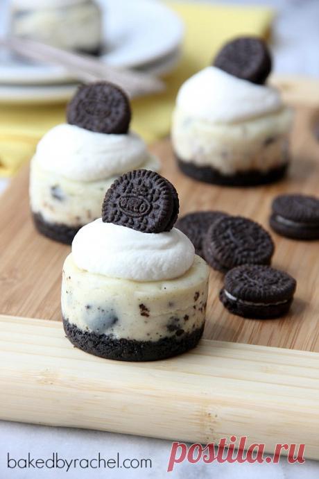 Mini Cookies and Cream Cheesecakes | Baked by Rachel